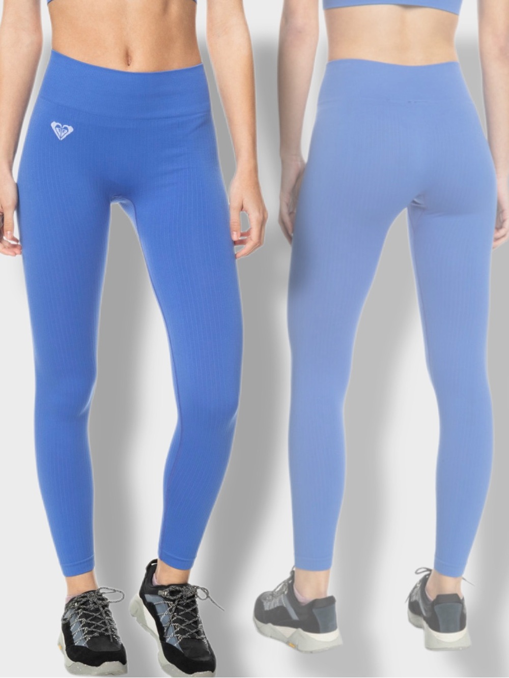 NWT Roxy Chill Out Seamless Technical Leggings Ultramarine Blue XS/S